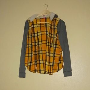 Nice fall shirt with hood